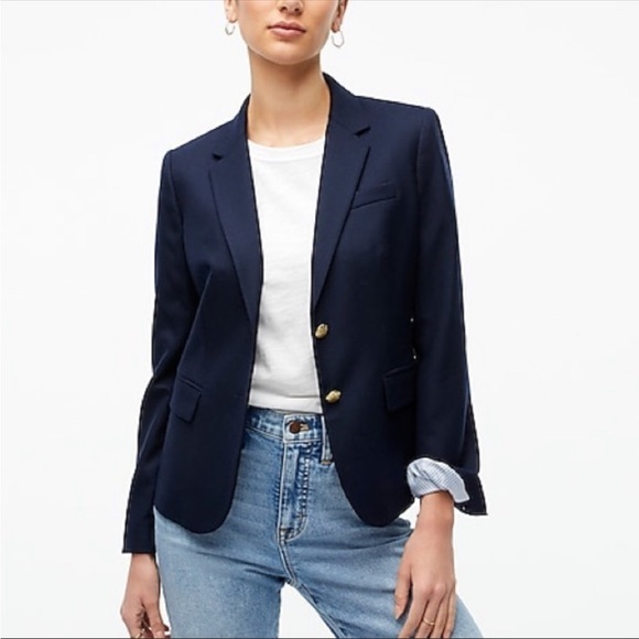 J. Crew Jackets & Coats J Crew Schoolboy Blazer Classic Navy Blue